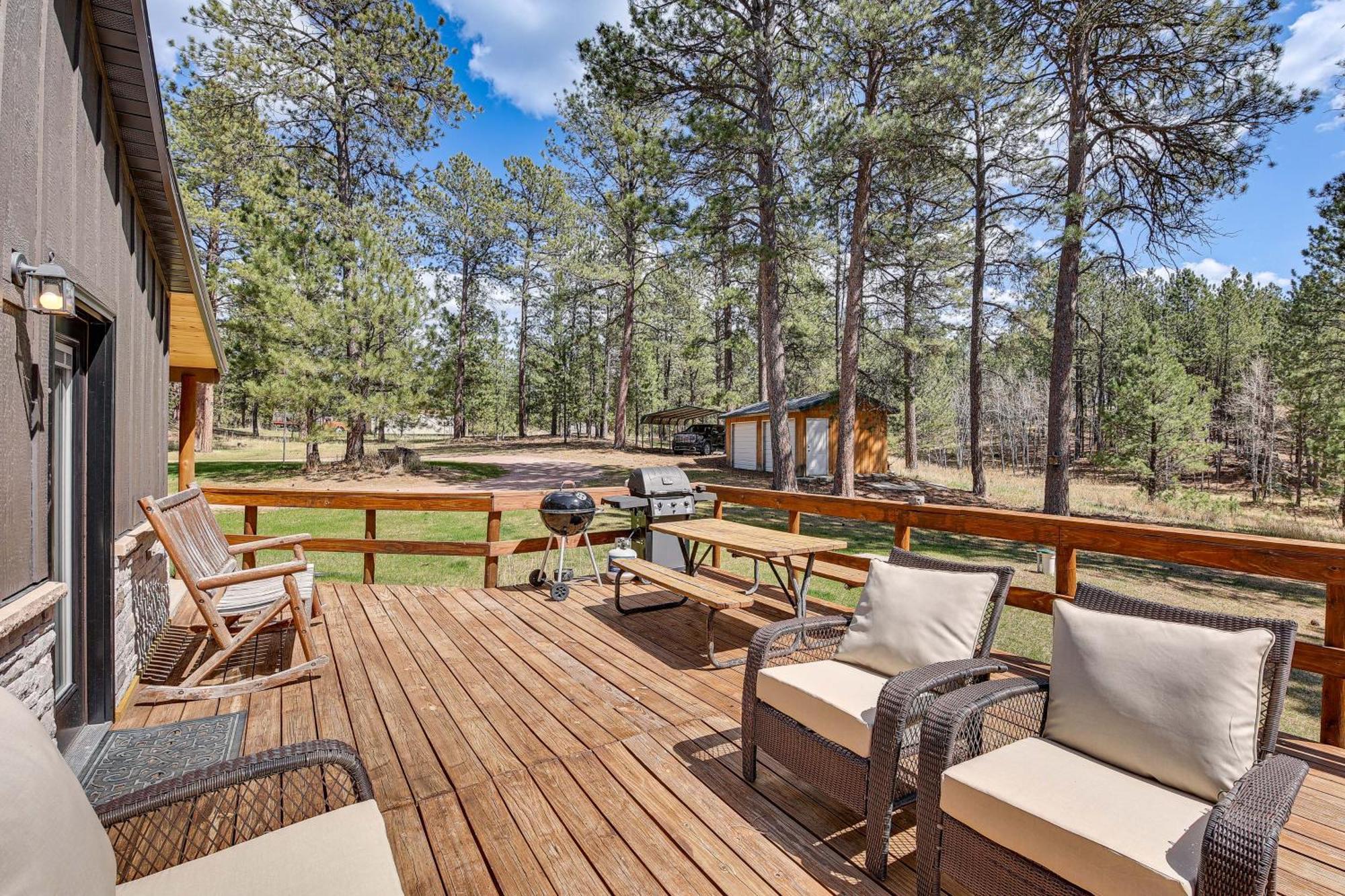 Private Black Hills Home With Corral Horses Welcome Custer Bagian luar foto